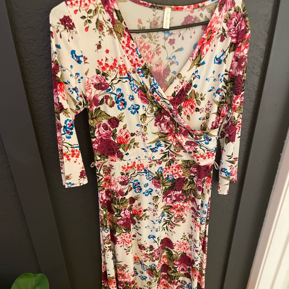 Pinkblush Floral Maternity dress size L